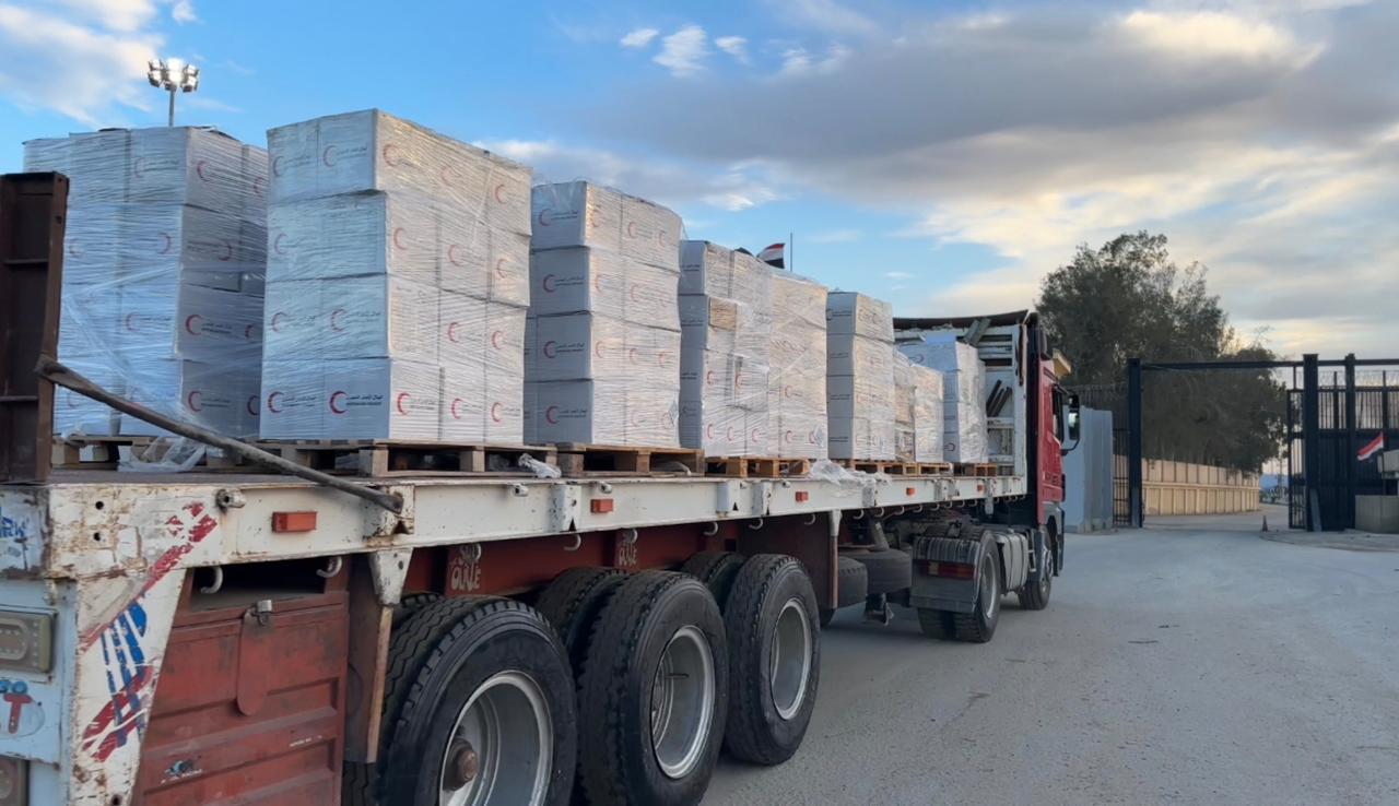 مساعدات مصر إلى غزة