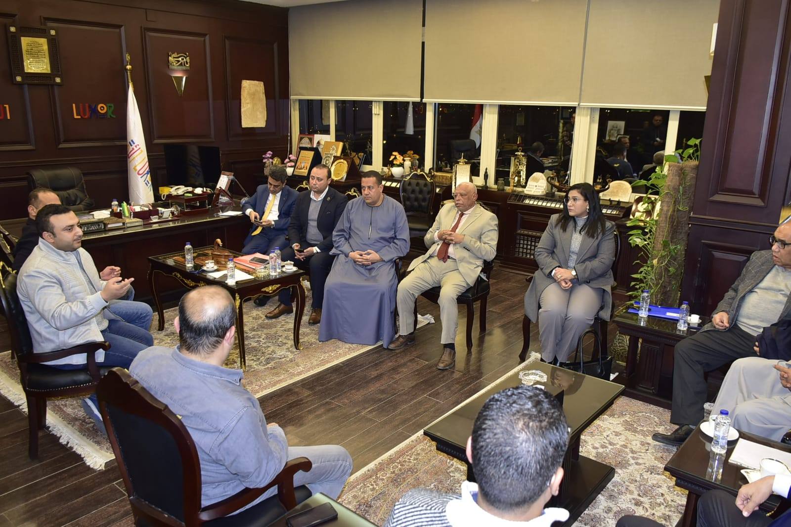 استعراض خطط العمل في ملف الصحة والمشروعات المستقبلية بالقرى