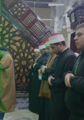 أئمة  لأوقاف كفر الشيخ يؤدون صلاة التراويح