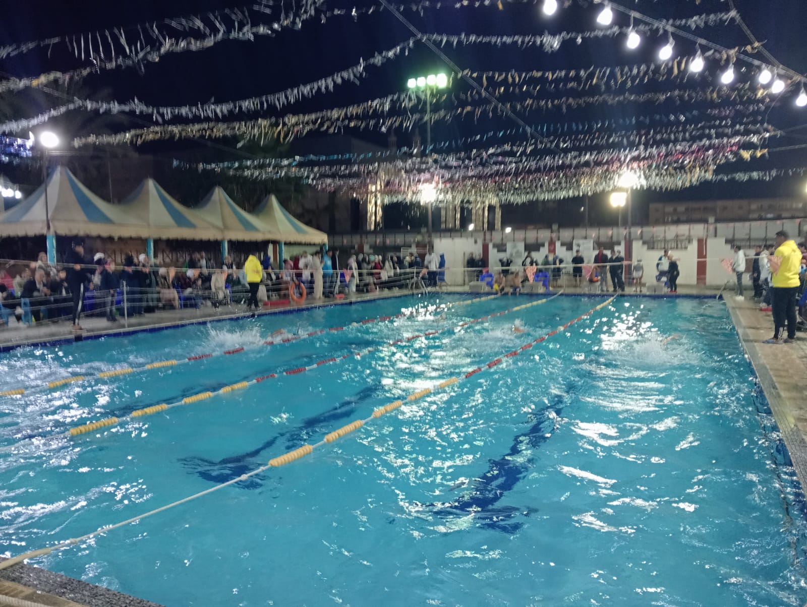 مهرجان الرياضة المائية بنادي كفر الشيخ