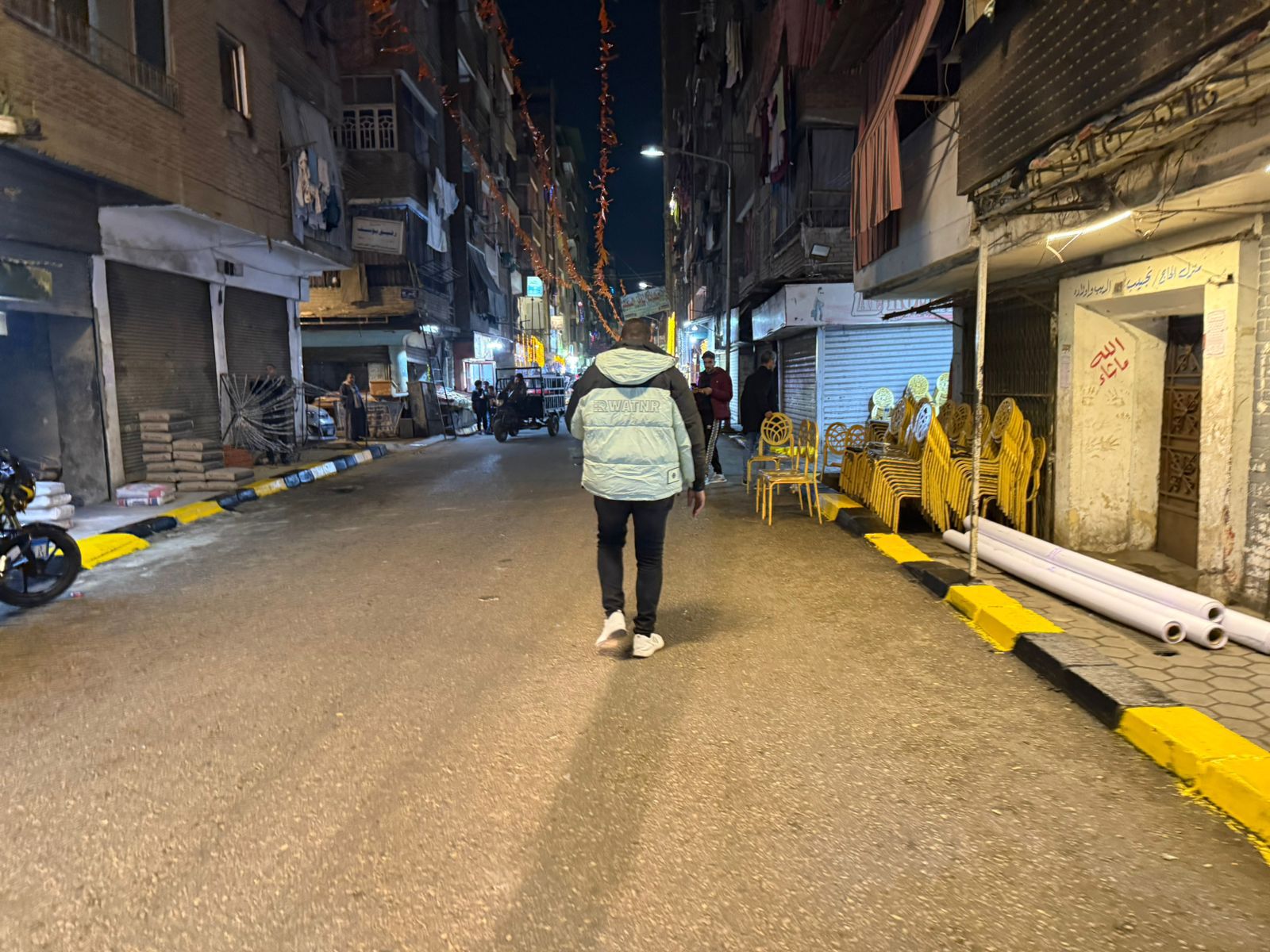 جانب من الاستعدادات فى إمبابة