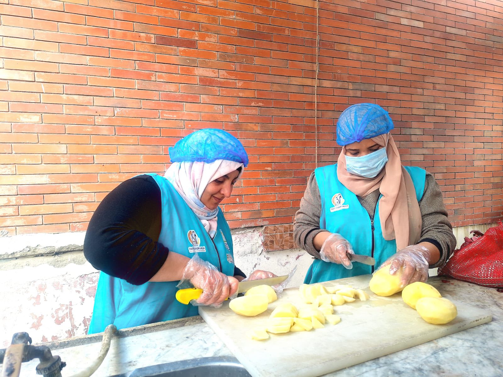 تقطيع البطاطس