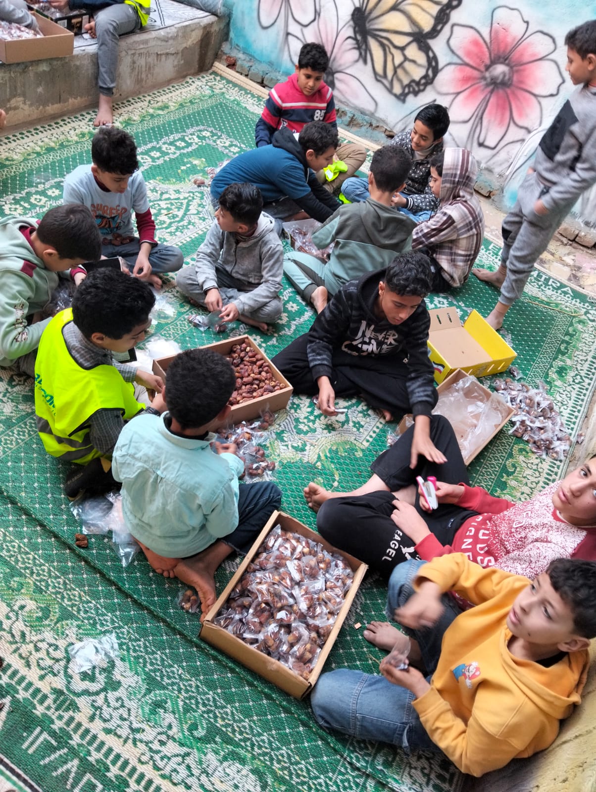 أثناء عمل الحملة 