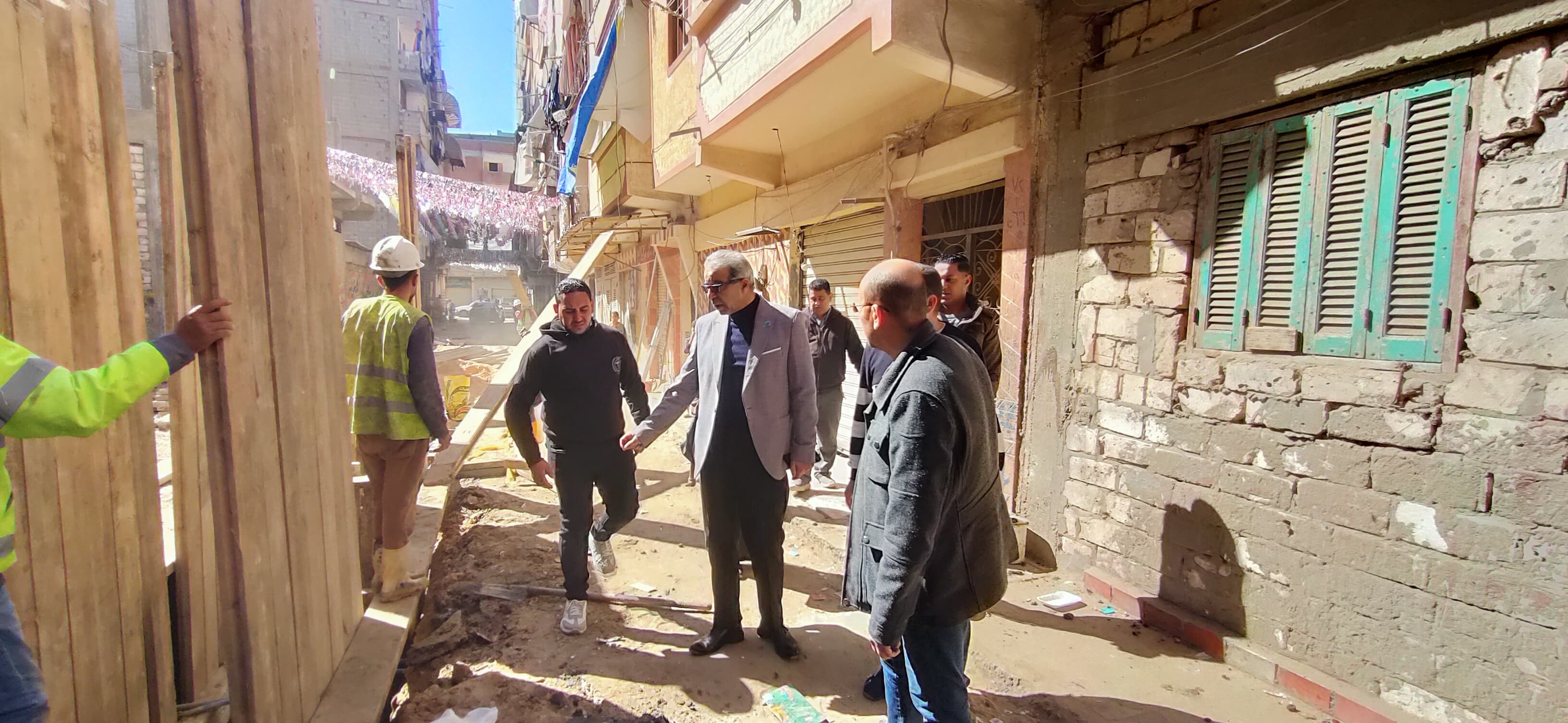 حل أزمة الصرف بالمراغى