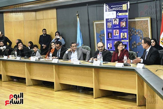 ندوة مسلسل صحاب الأرض بنقابة الصحفيين (24)