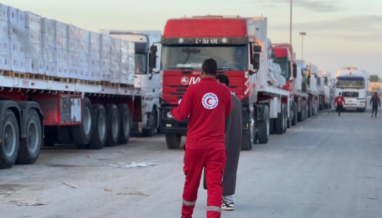 مساعدات مصر إلى غزة