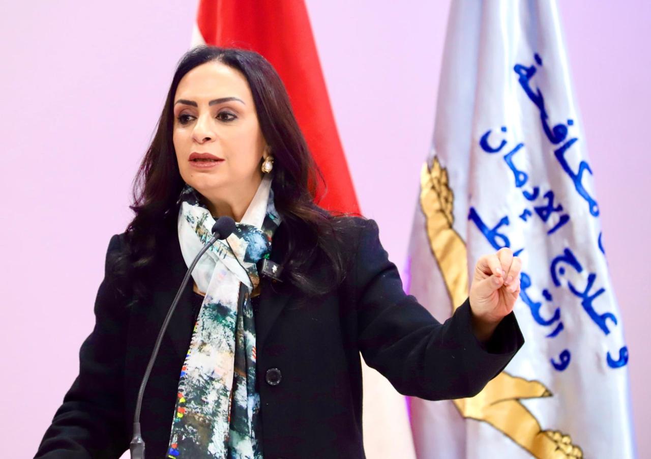 الدكتورة مايا مرسى وزيرة التضامن ورئيس مجلس إدارة صندوق مكافحة الإدمان