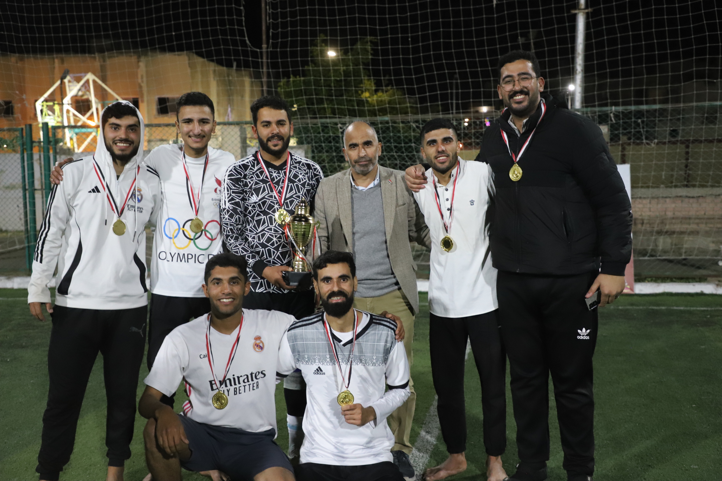 فرحة الفوز لفريق بئر العبد