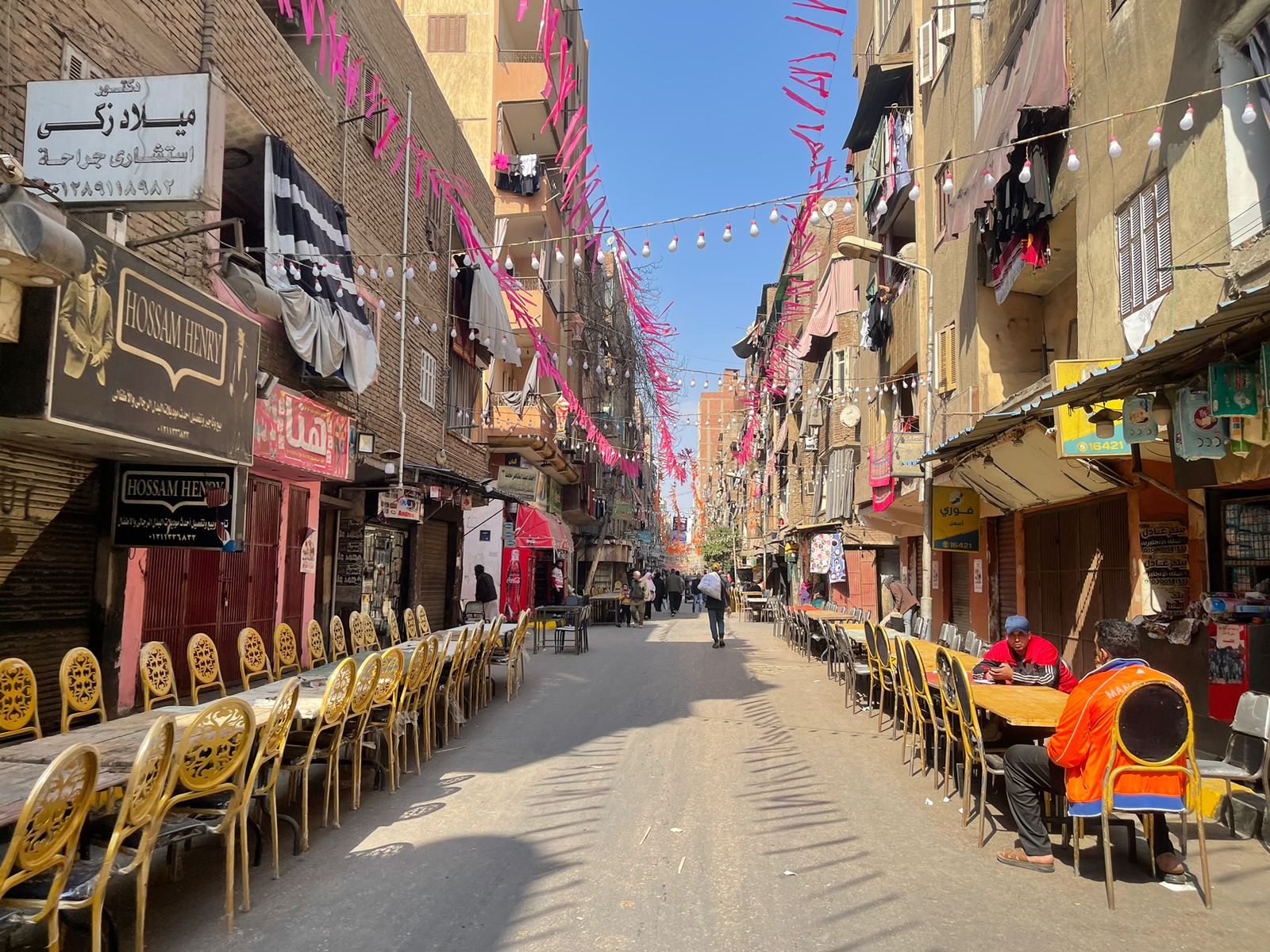 جانب من استعدادات إمبابة