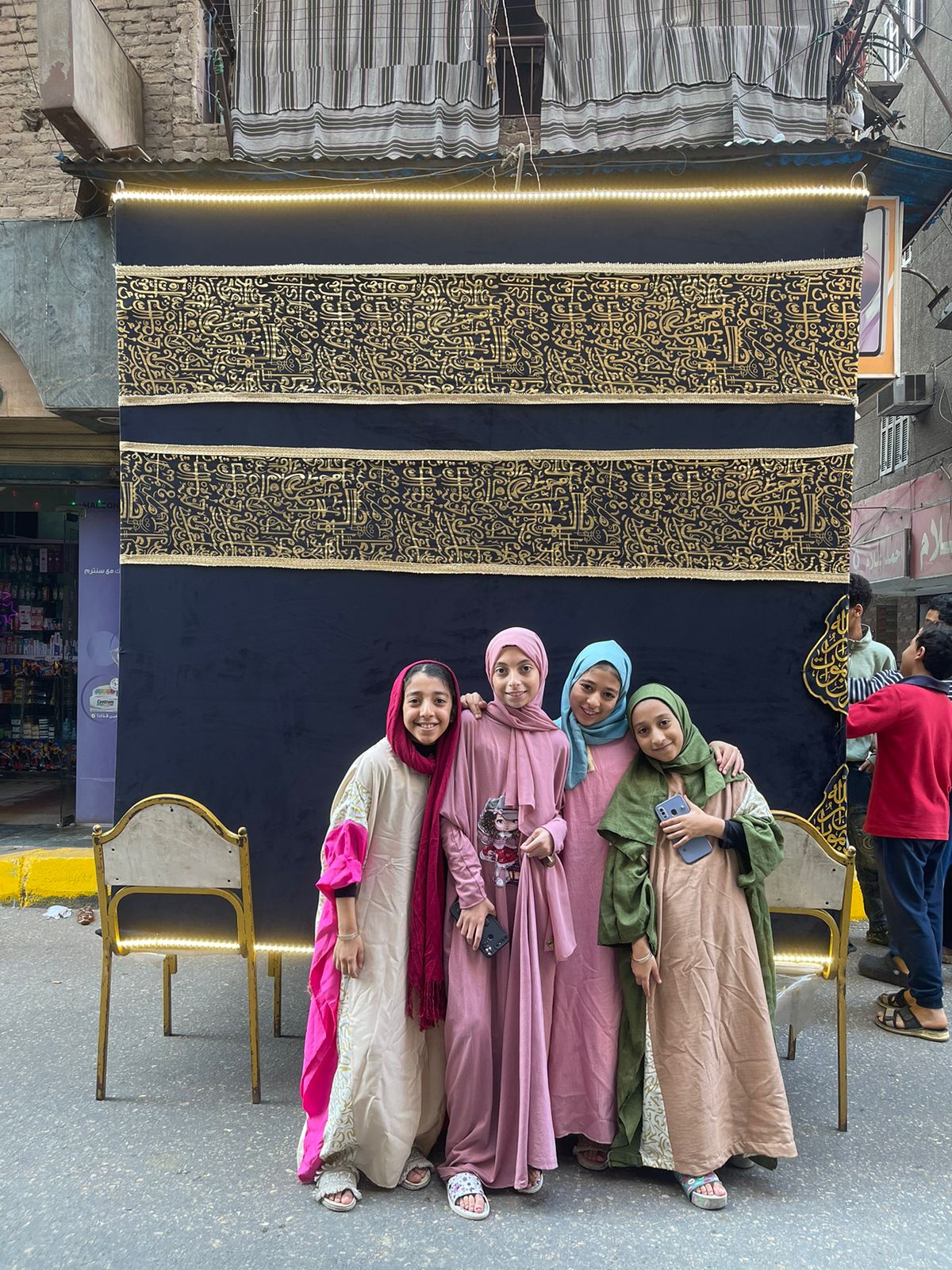 مجسم للكعبة بكواليس افطار إمبابة