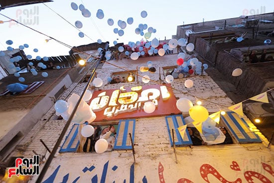 سعادة اهالى المطرية فى حفل الإفطار السنوى