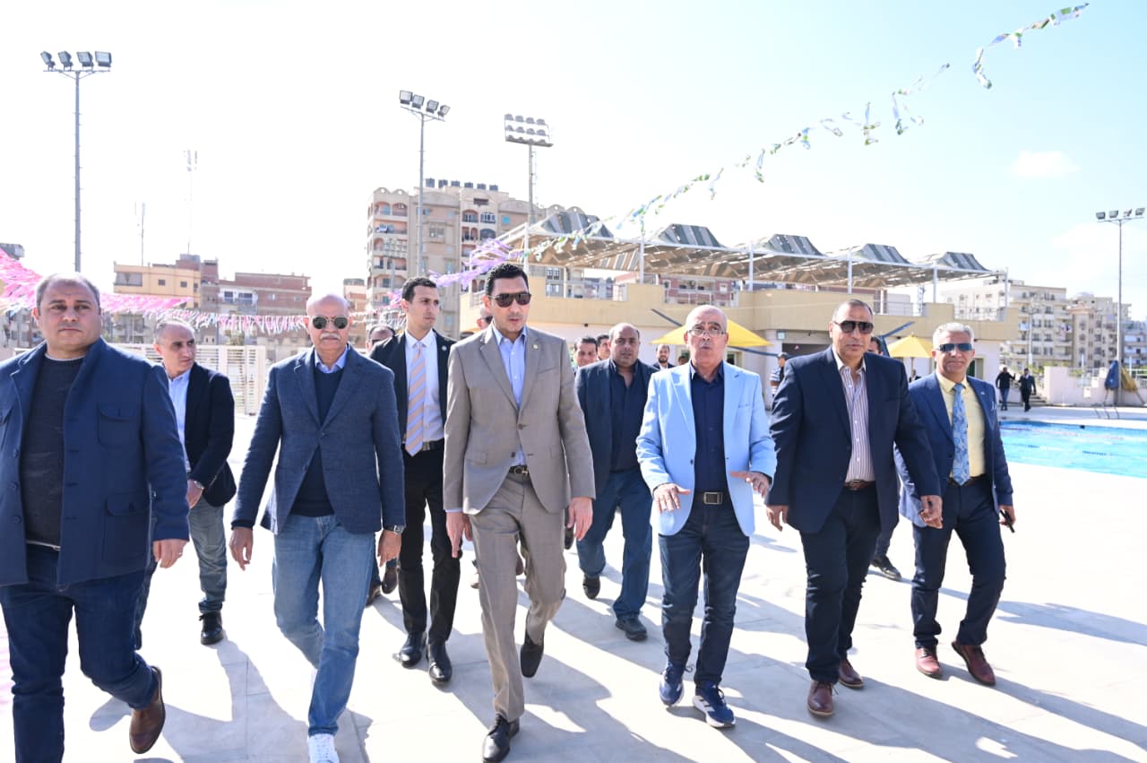 زيارة وزير الرياضة للاسماعيلي