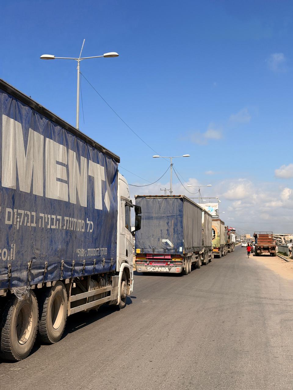 دخول المساعدات الإنسانية لقطاع غزة (1)