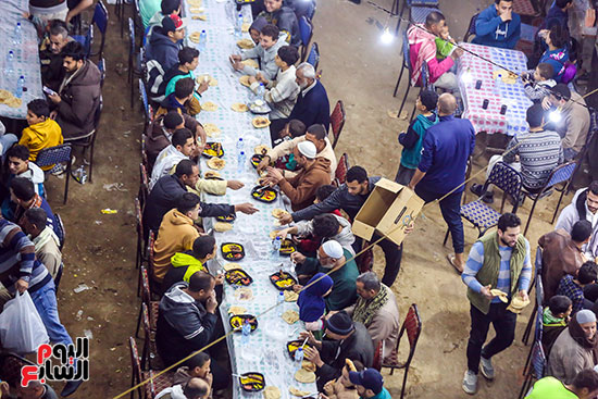 افطار قرية المنوات بالجيزة