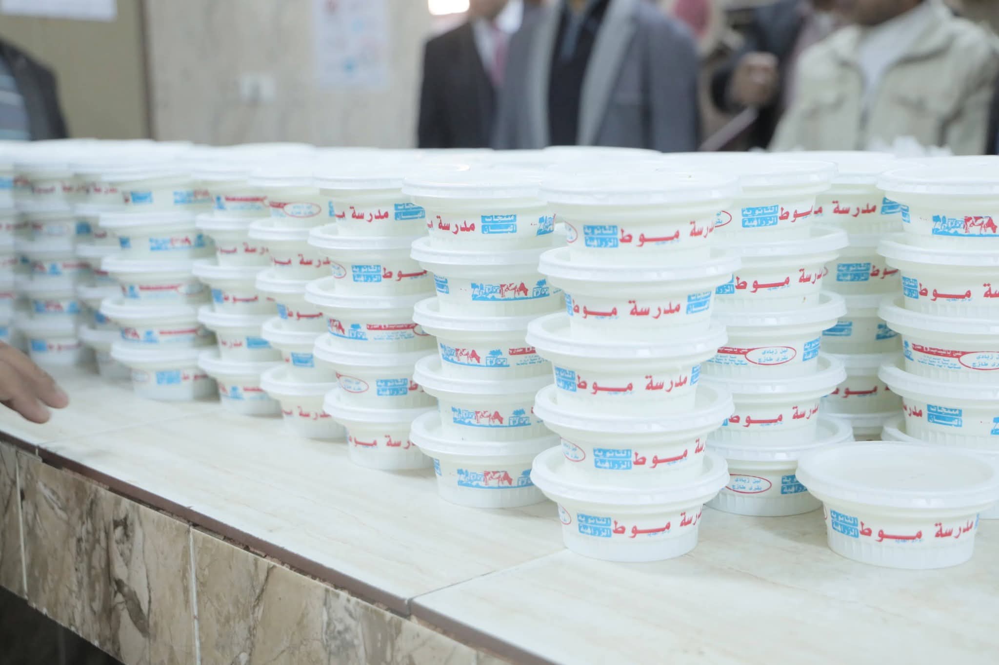 زبادى مدرسة موط الزراعية بالوادى الجديد