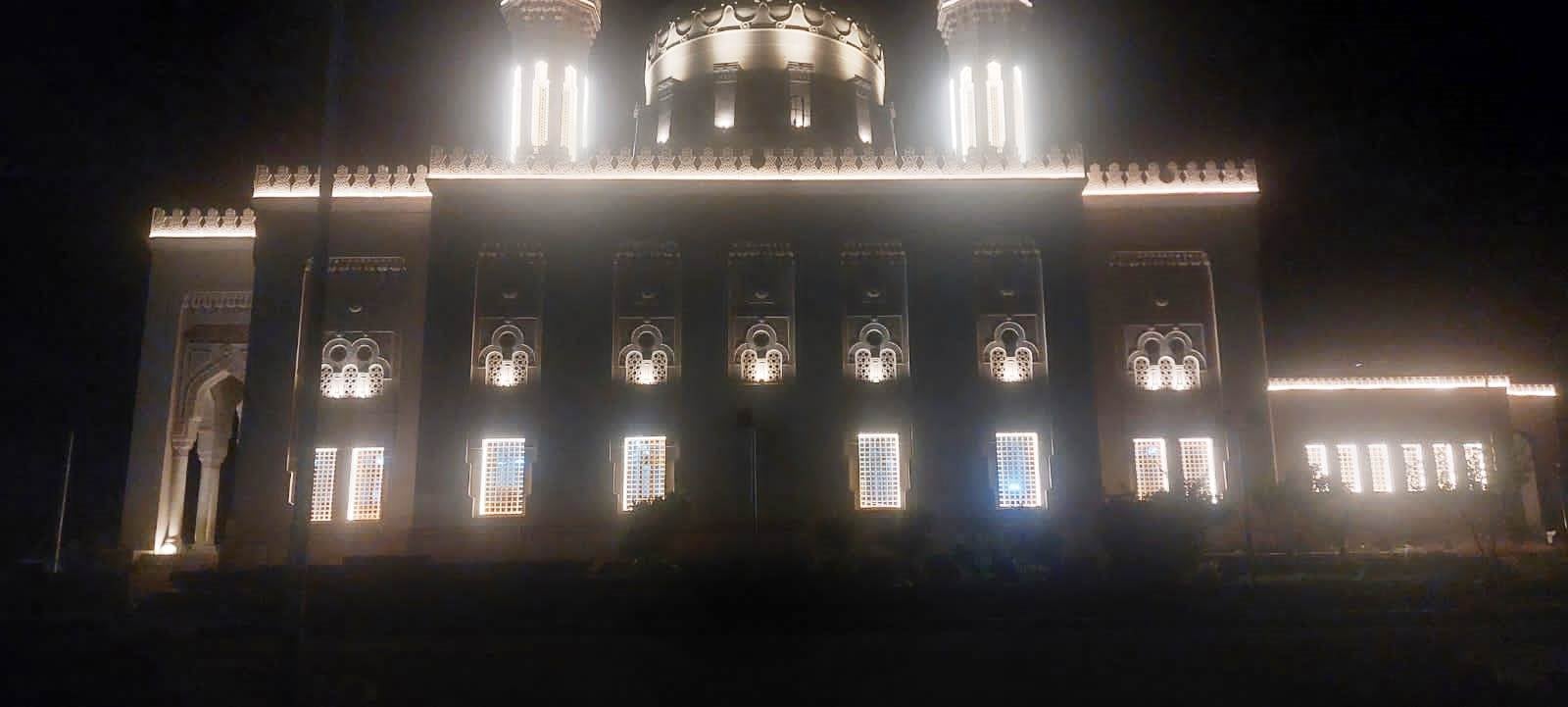 شكل المسجد ليلا