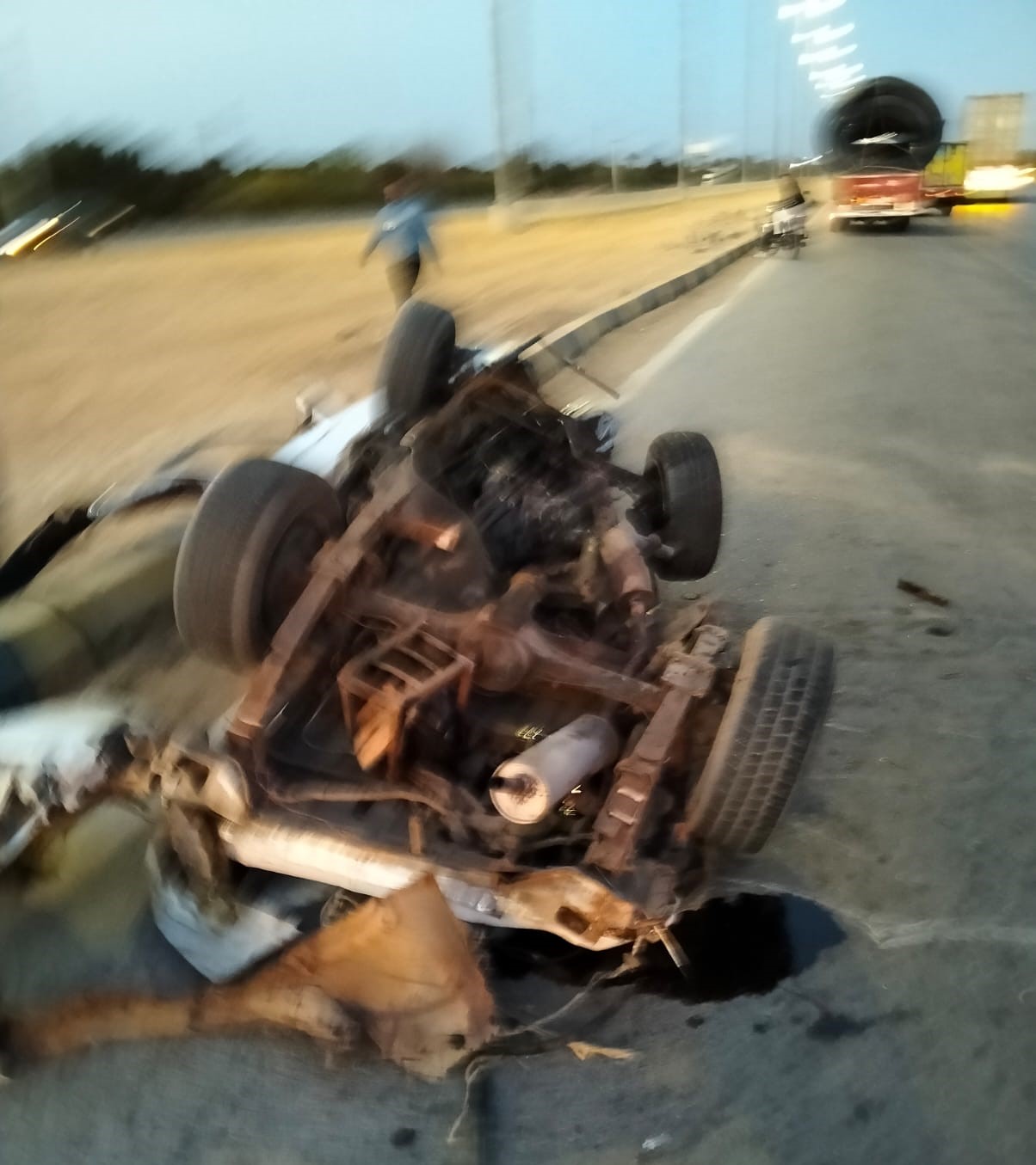 جانب من الحادث فى الإسماعيلية  (2)