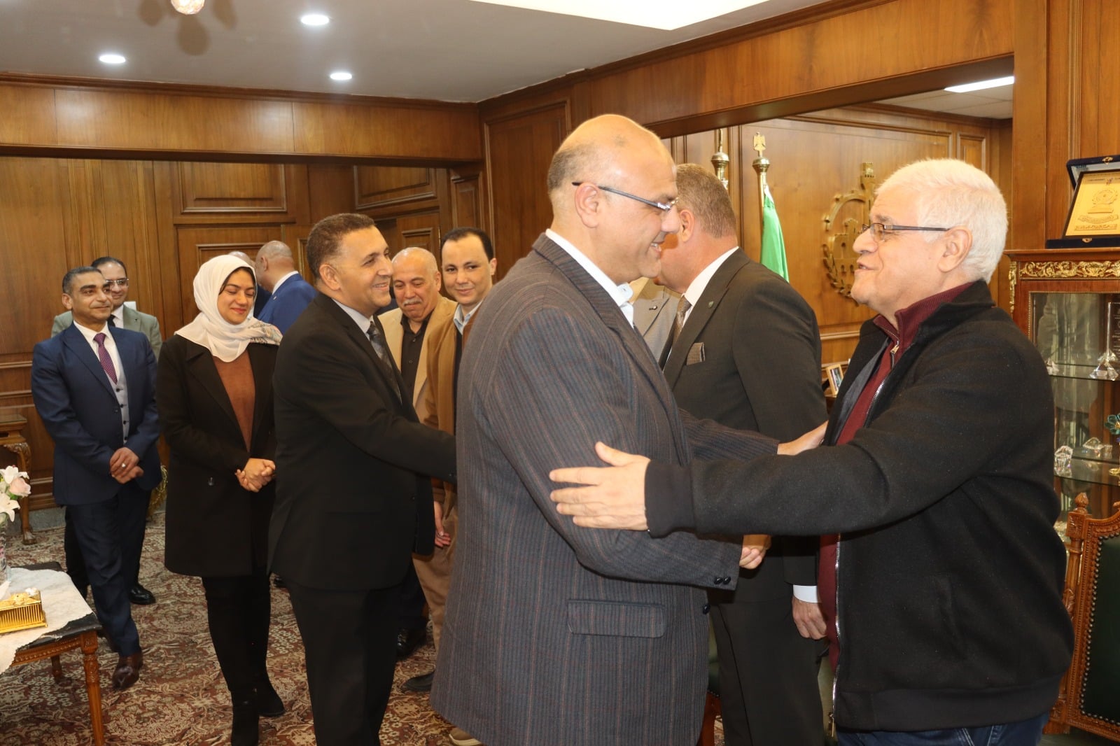 خلال اللقاء في القليوبية