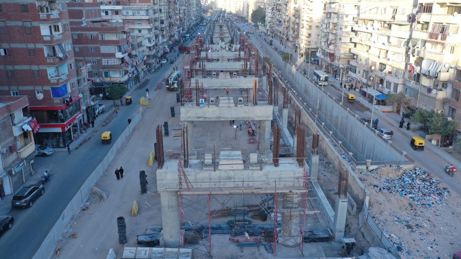 محطات المشروع