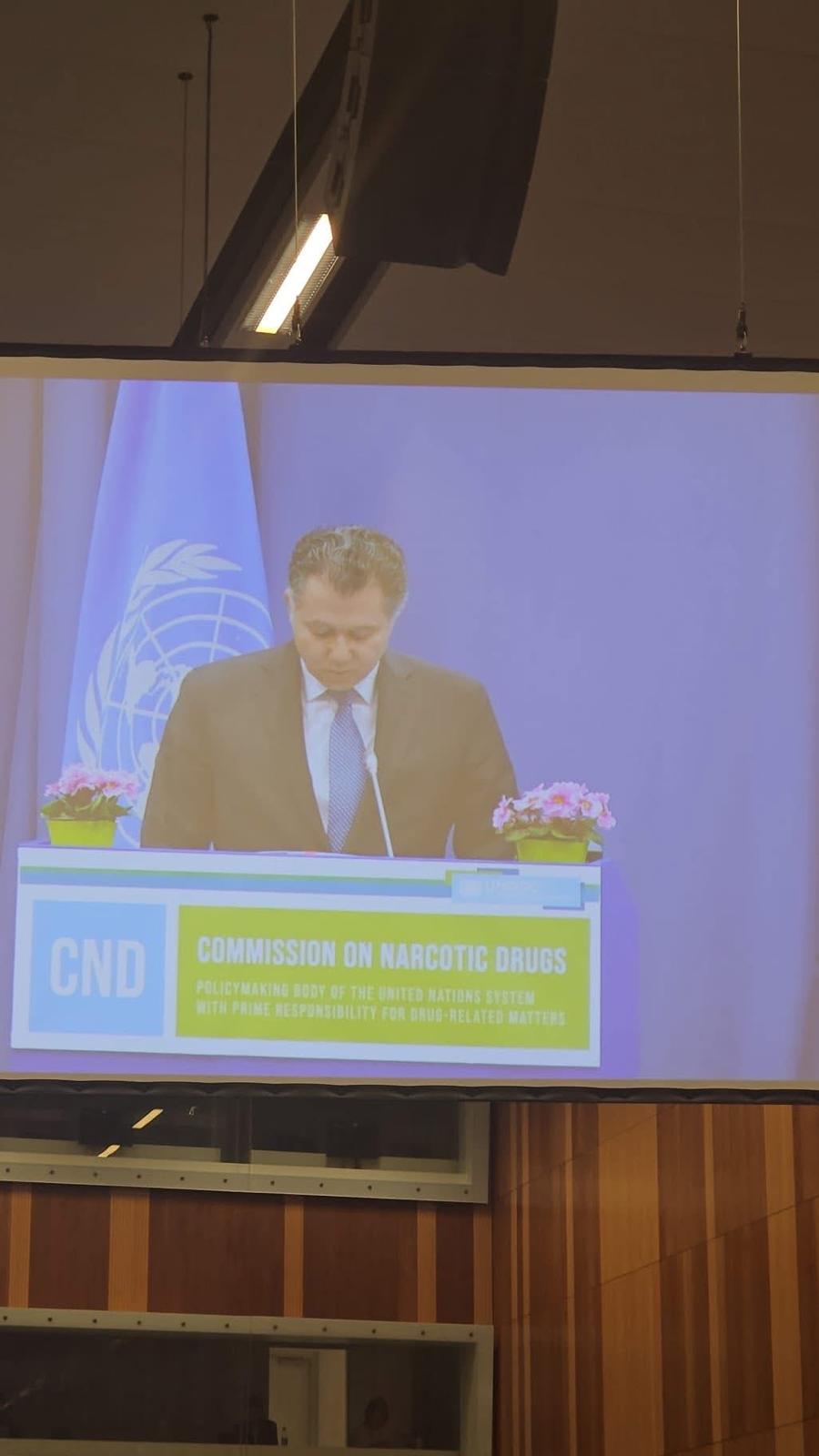 السفير محمد نصر سفير مصر لدى النمسا والمندوب الدائم لدى الأمم المتحدة والمنظمات الدولية في فيينا