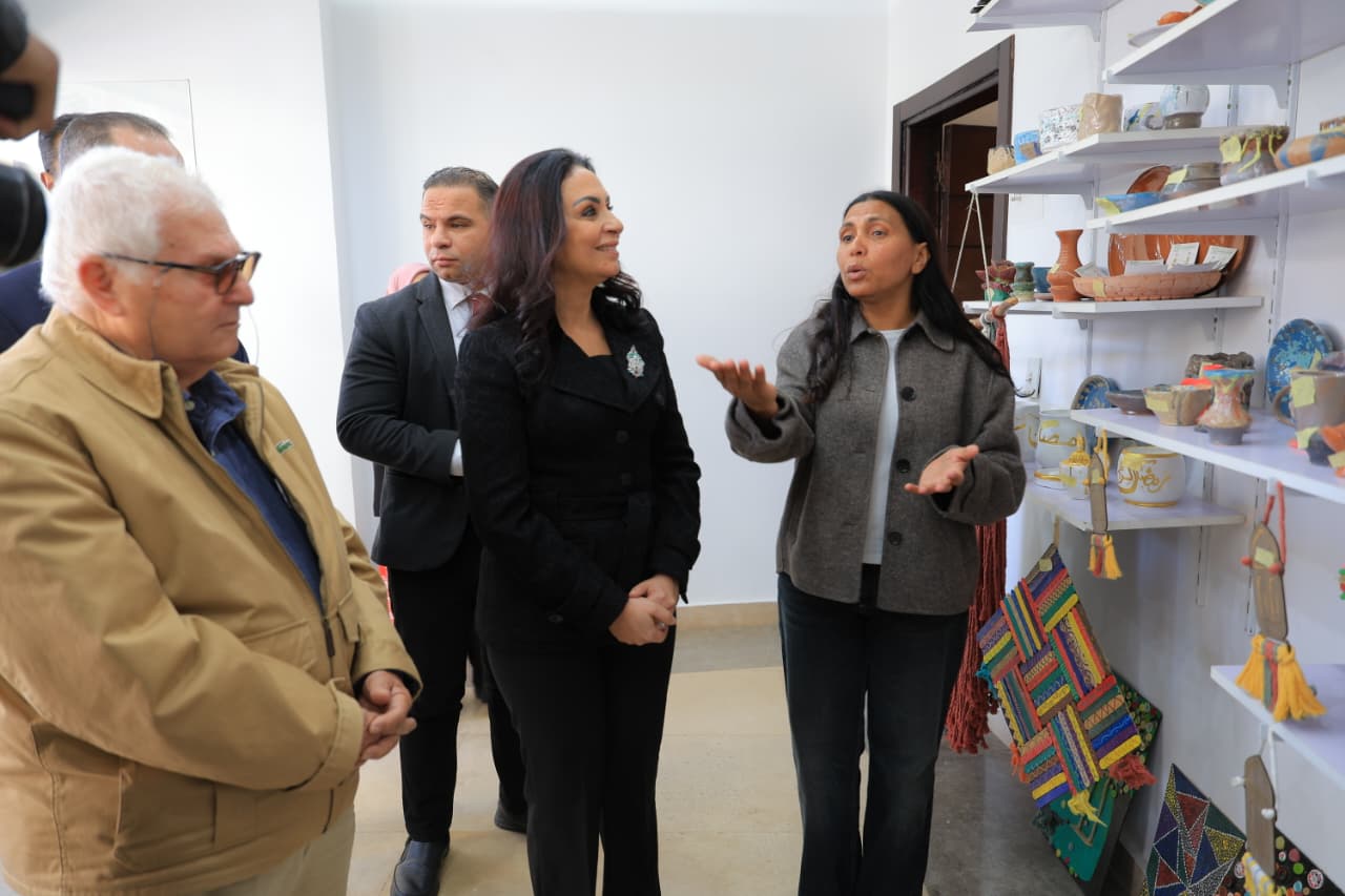 وزيرة التضامن تتفقد "مطبخ الملائكة" لذوي الإعاقة"