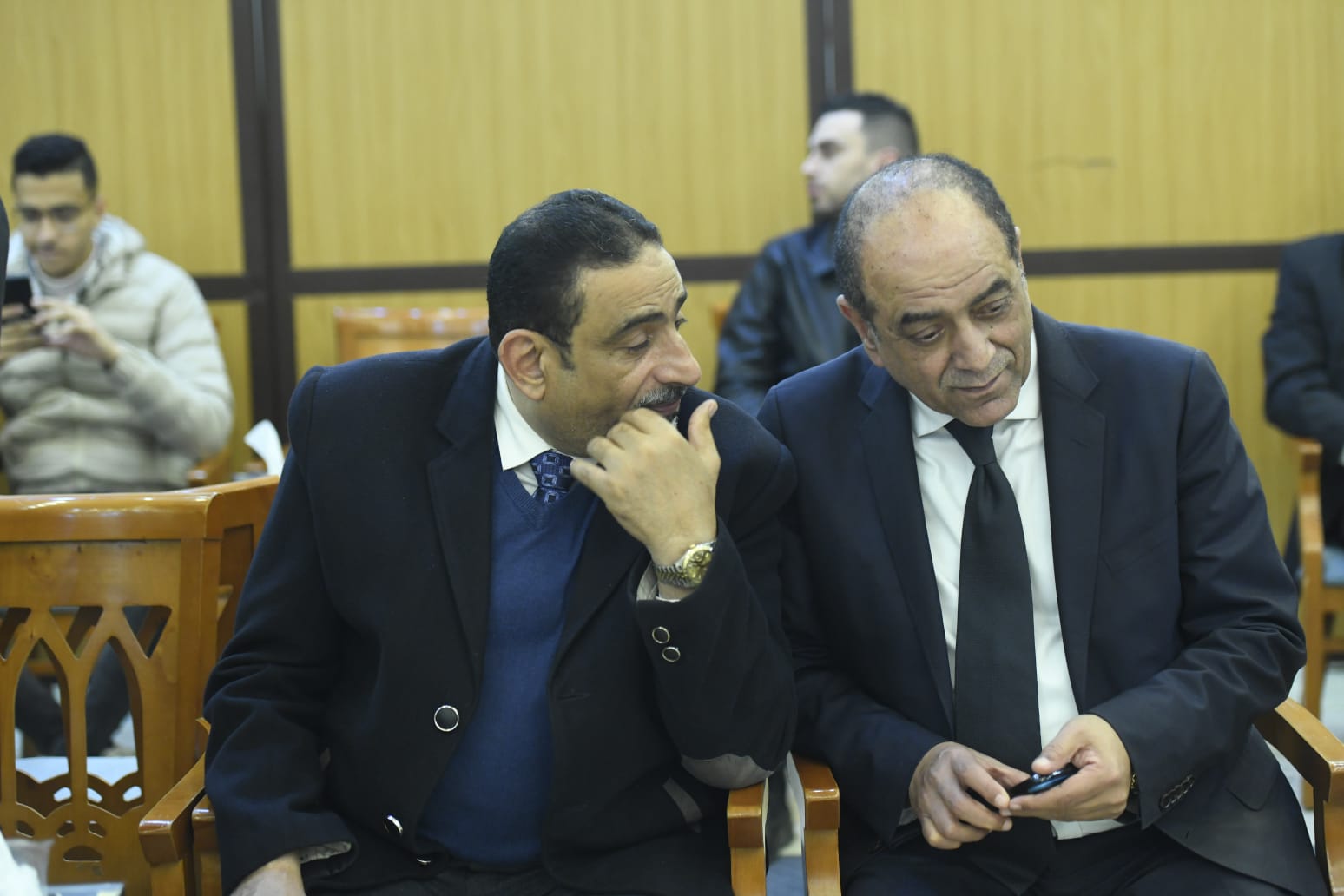 أسامة الشاهد وطارق حسانين