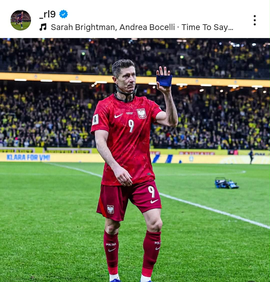 تغريدة ليفاندوفسكي