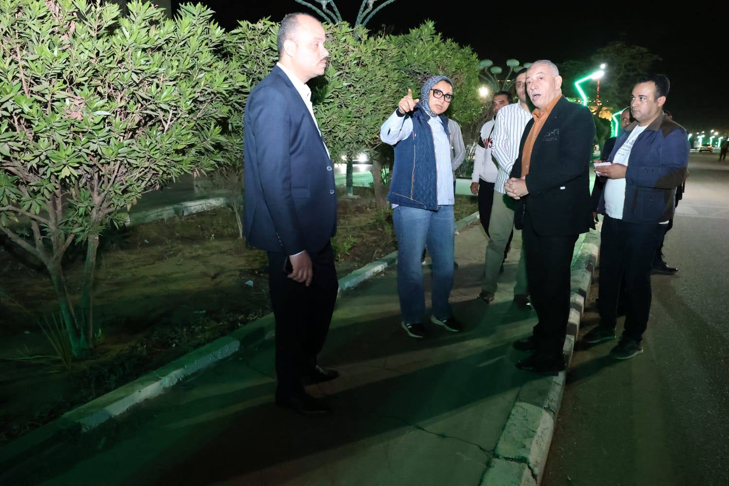 جولة محافظ الوادى الجديد جولة محافظ الوادى الجديد