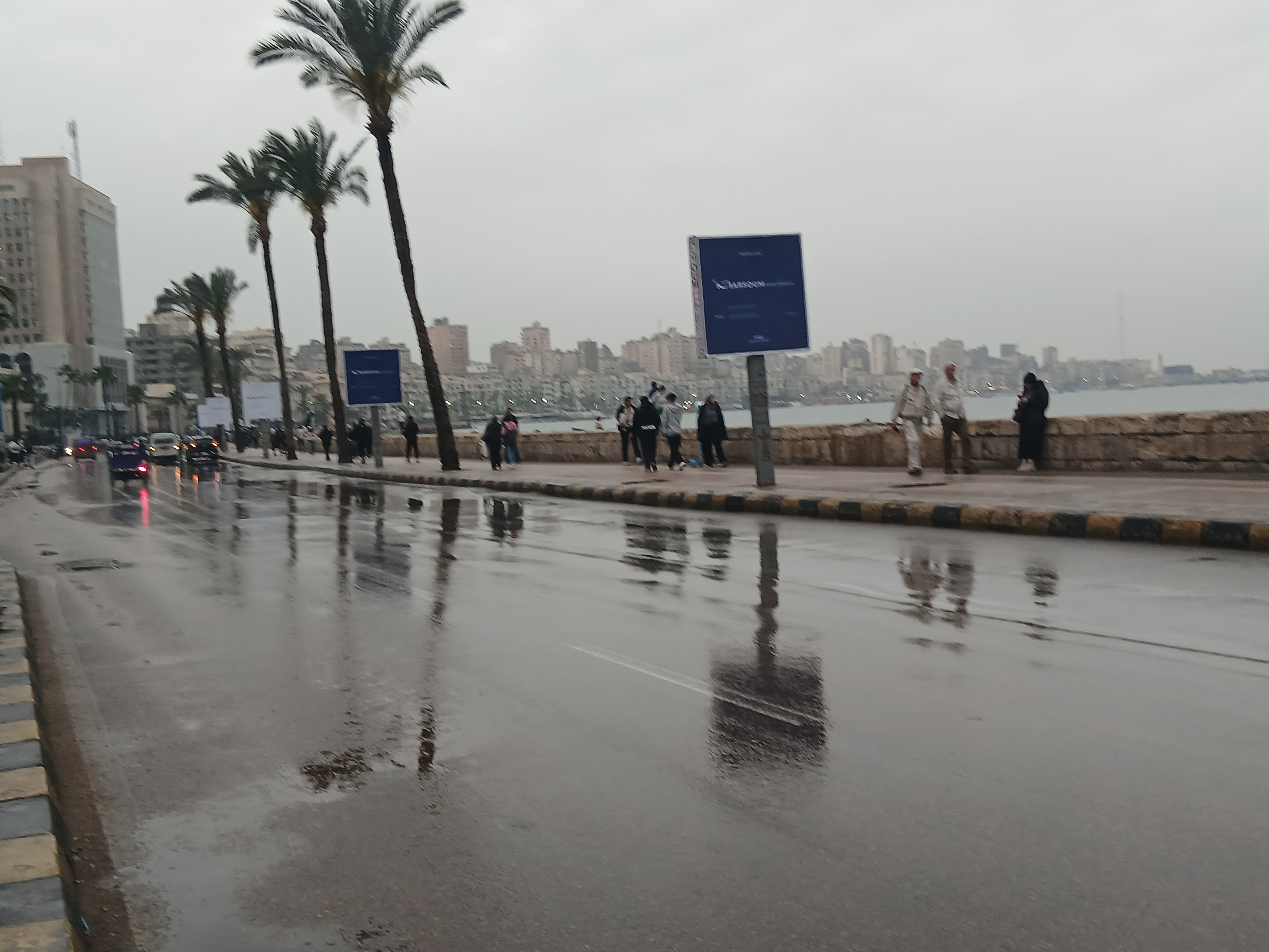امطار  اليوم  في الإسكندرية