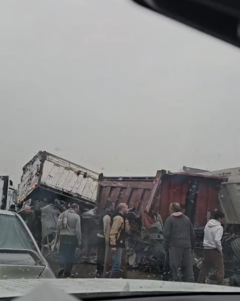 حادث تصادم بطريق الإسكندرية الصحراوي حادث تصادم بطريق الإسكندرية الصحراوي