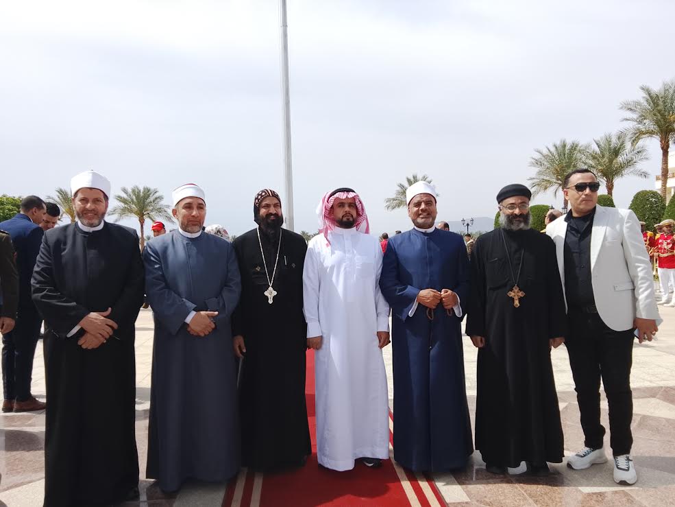 ممثلي الأوقاف والكنيسة خلال الاحتفالية