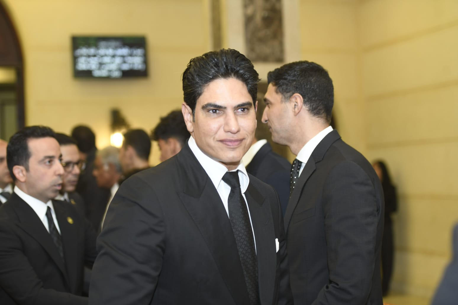 أحمد أبو هشيمة خلال العزاء