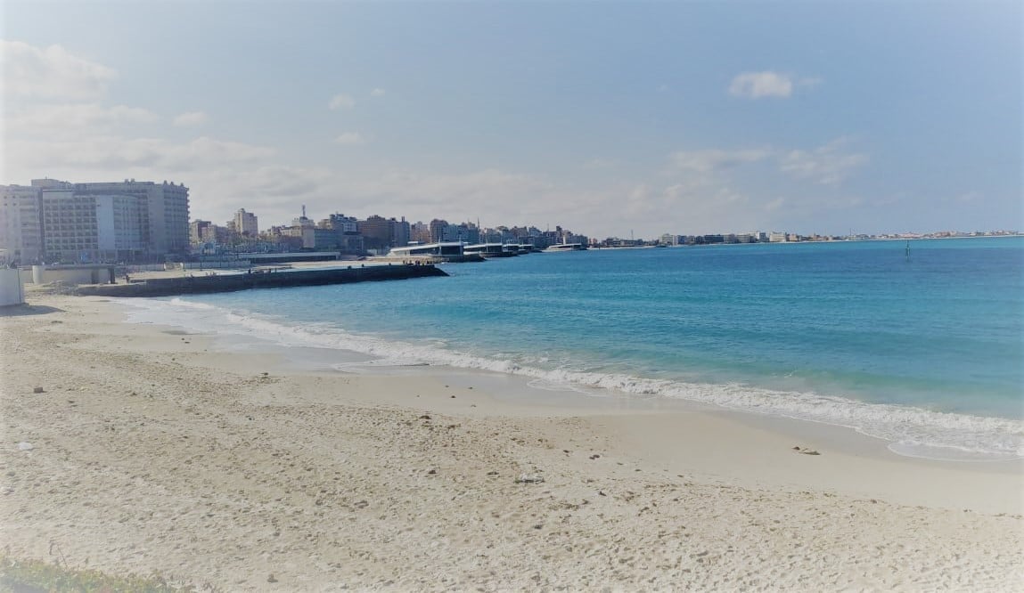 شواطئ كورنيش مطروح في الشتاء