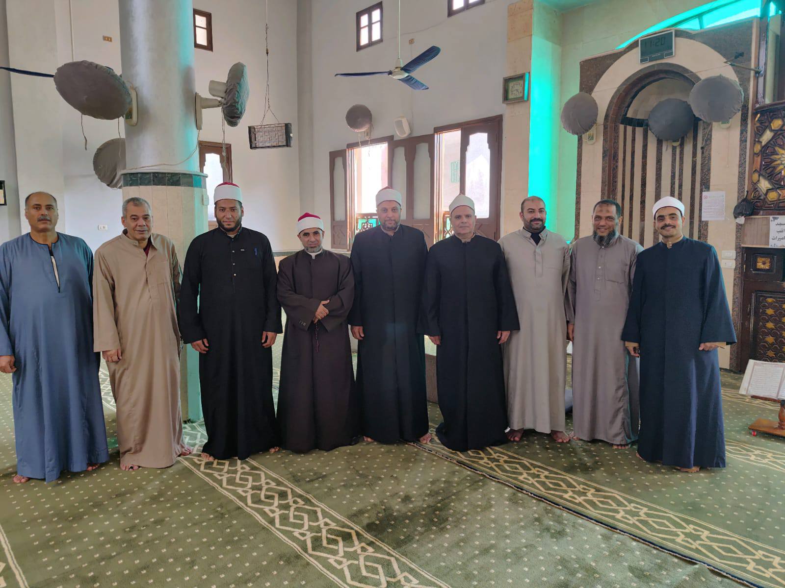 افتتتاح مسجد بقرية شباس الشهداء