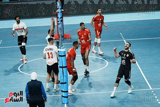 جانب من المباراة جانب من المباراة