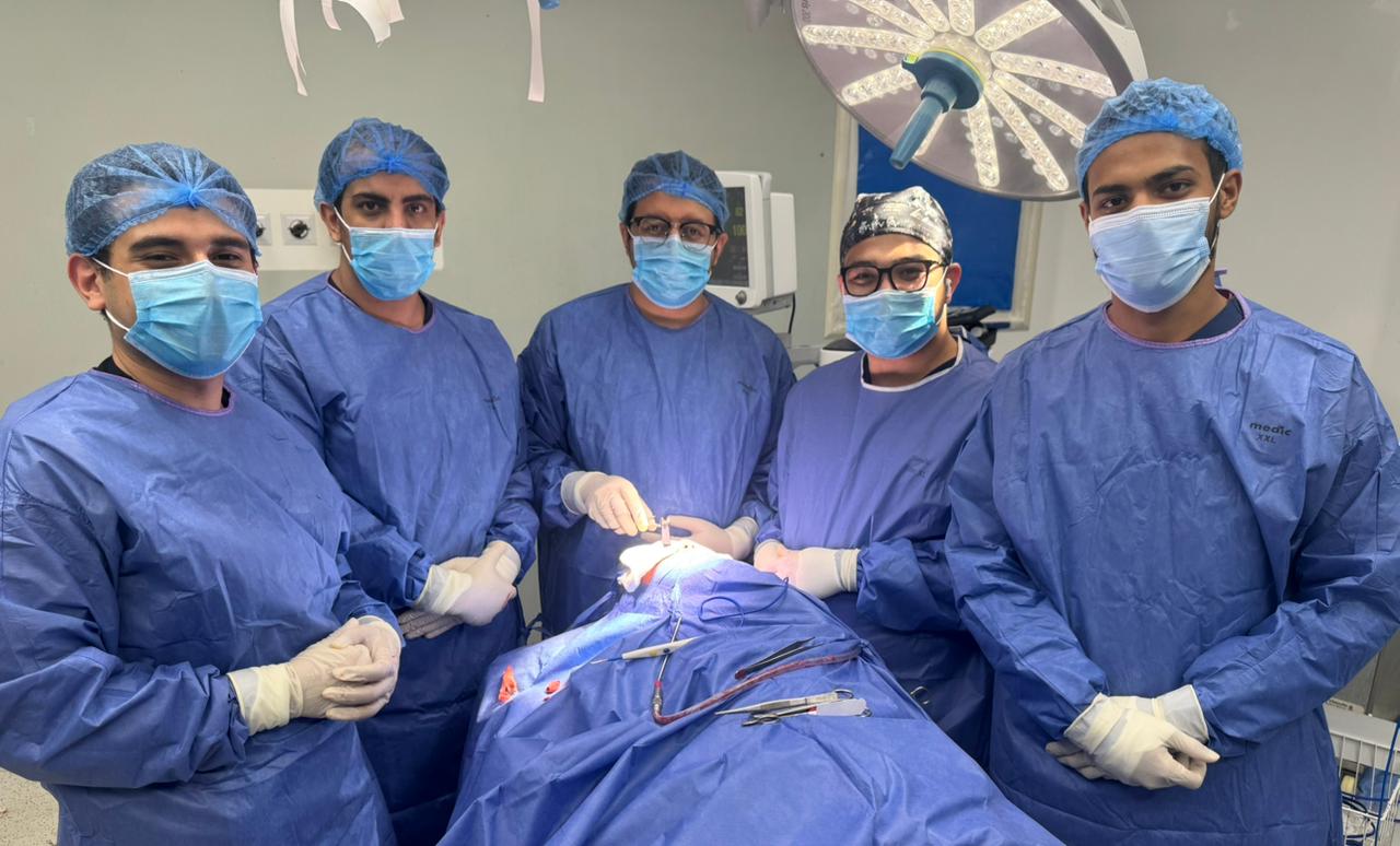 الفريق الطبى المعالج