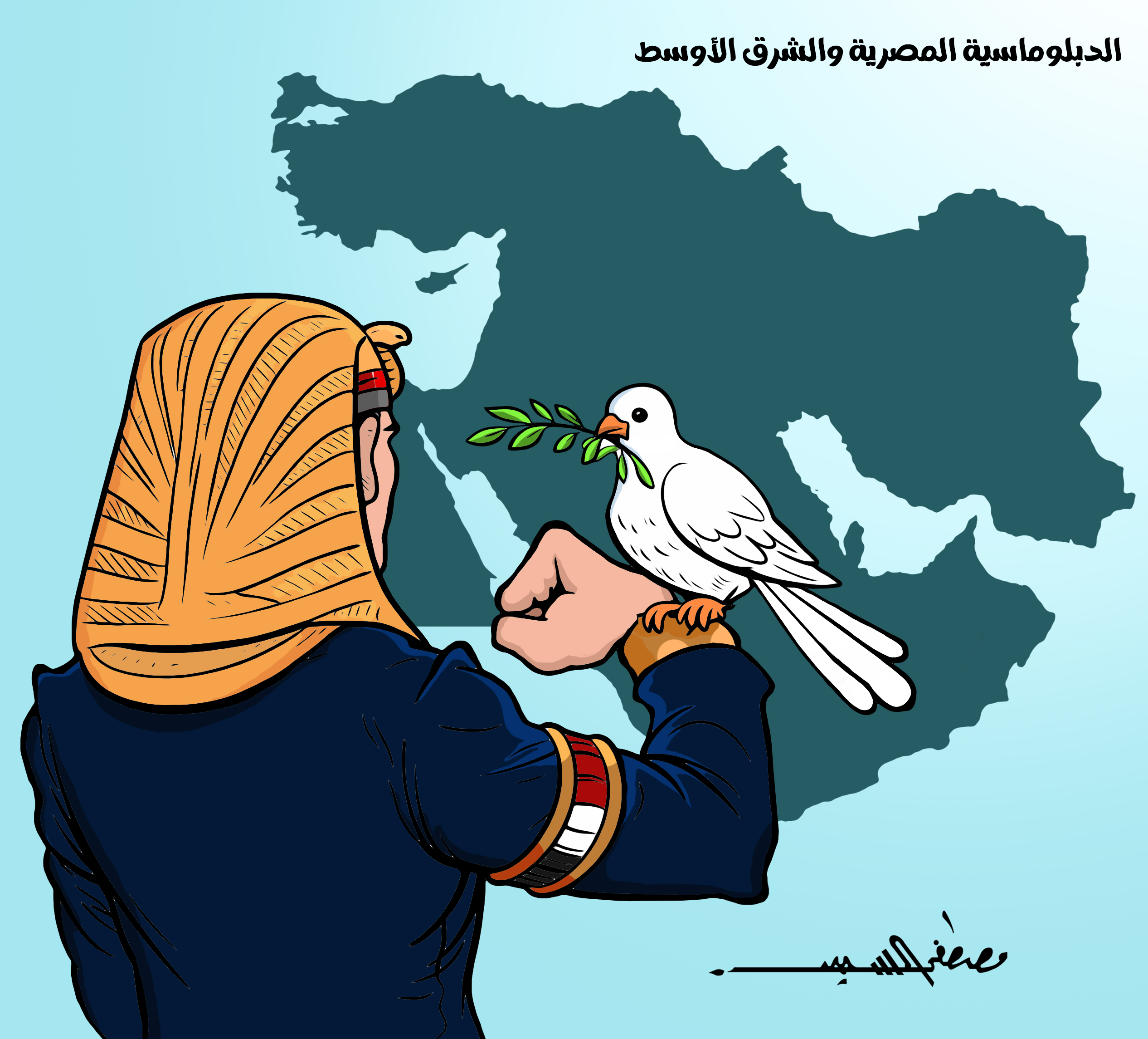 كاريكاتير-مصطفى-السيد