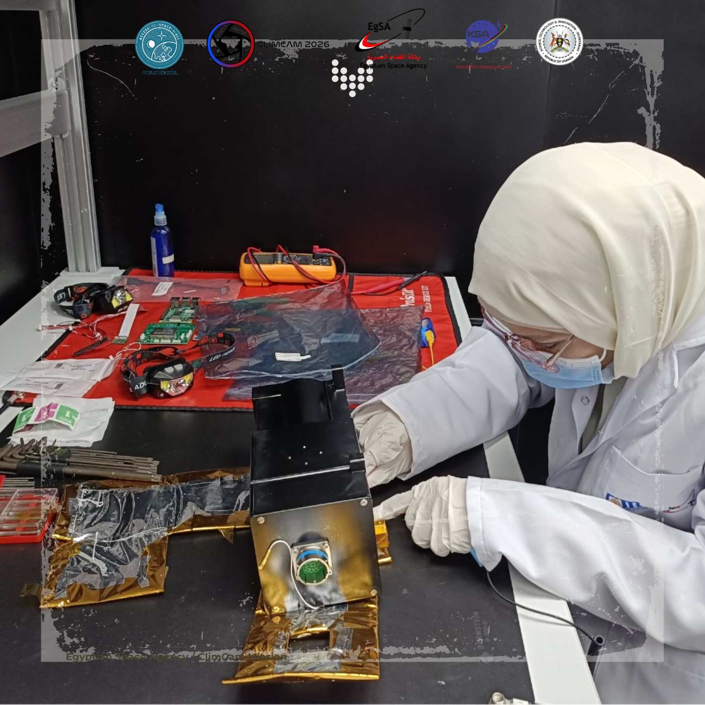 أثناء تصميم الكاميرا الفضائية