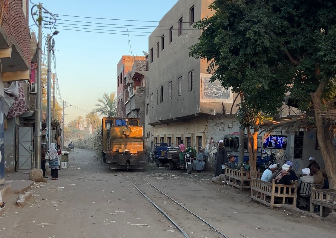 قطار القصب بقوص