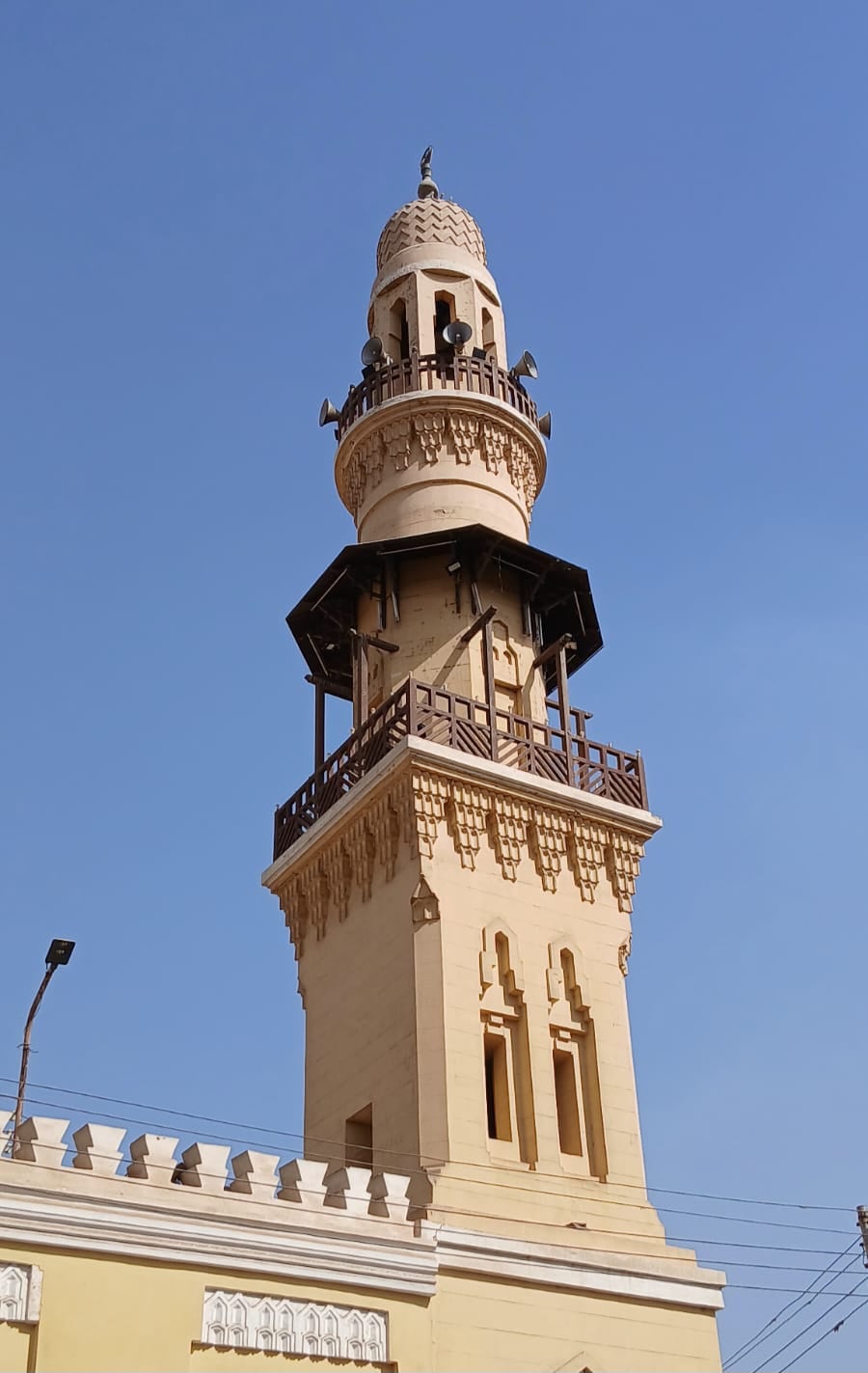 مأذنة المسجد العمري بقوص 