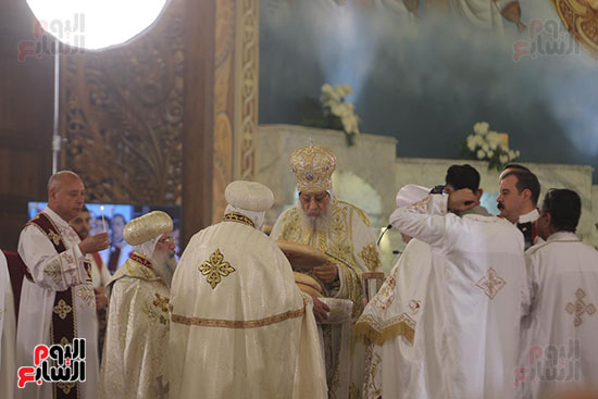 القداس بحضور البابا تواضروش