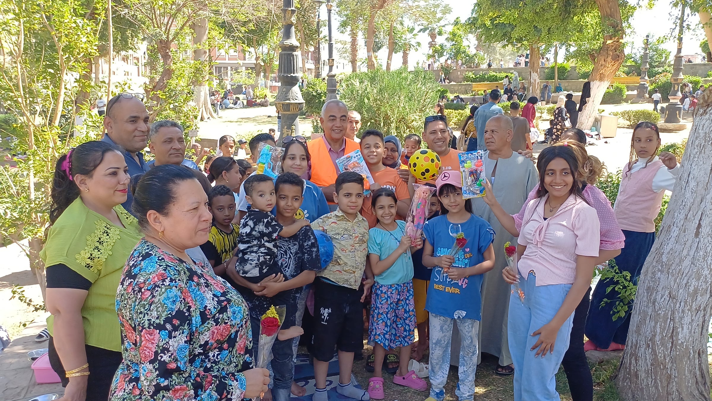 فرحة المواطنين بشم النسيم