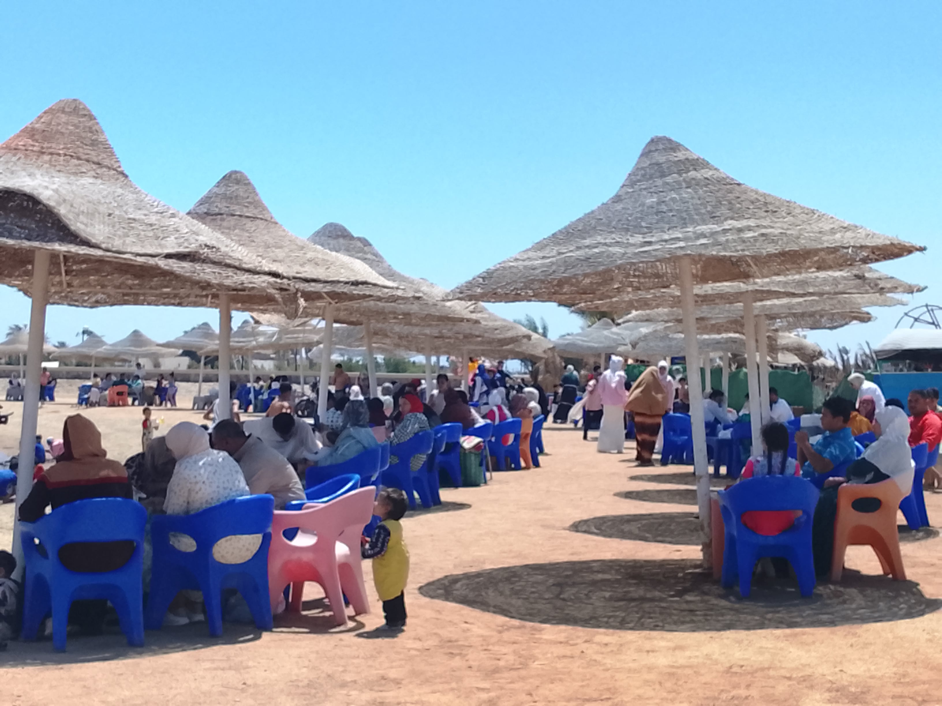 الاحتفال على الشاطئ