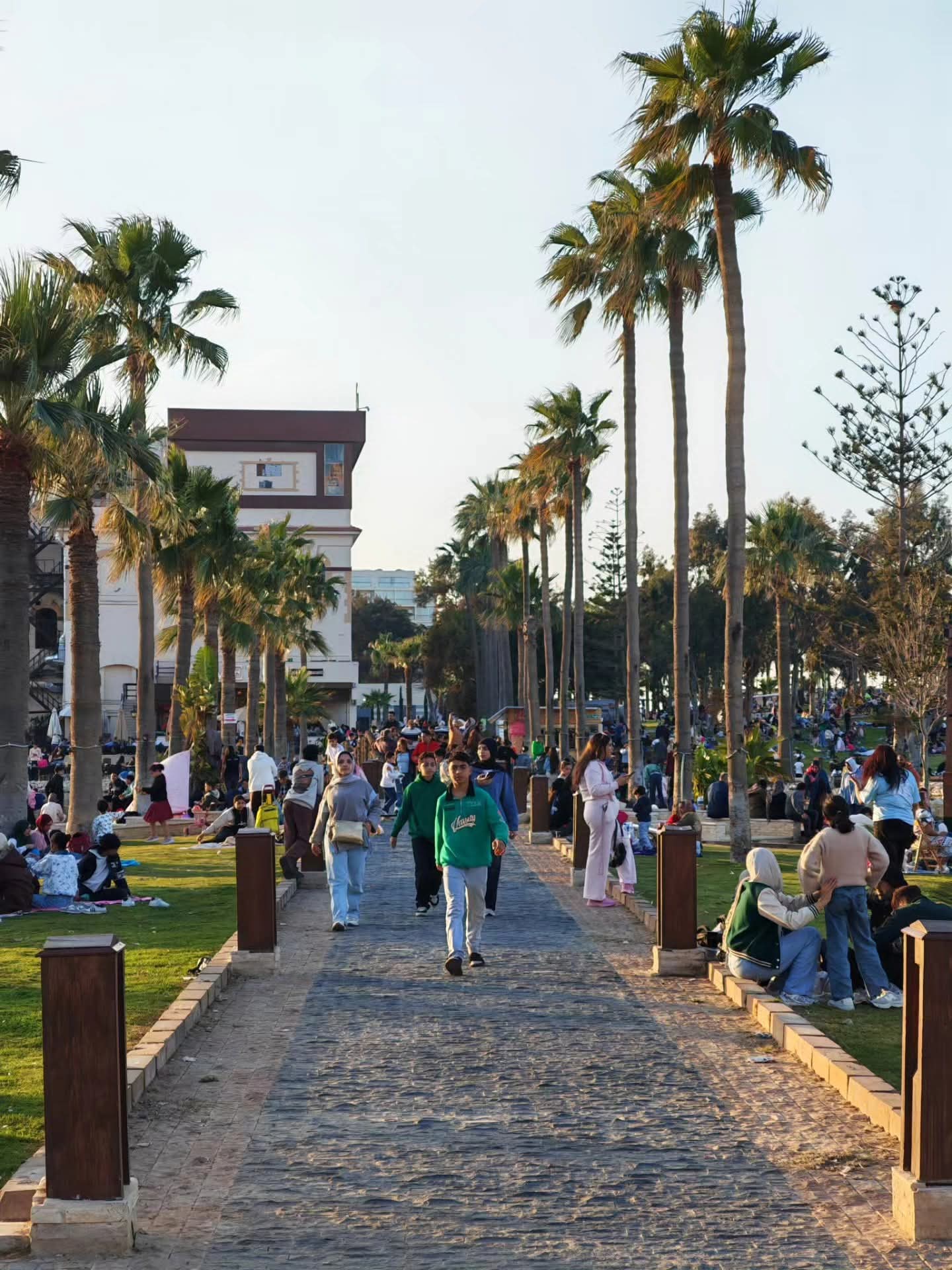 زحام فى حدائق المنتزة بشم النسيم