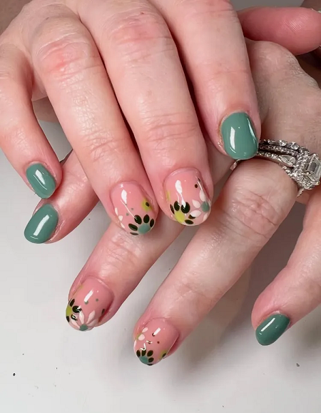 اظافر رقيقة في شم النسيم اظافر رقيقة في شم النسيم