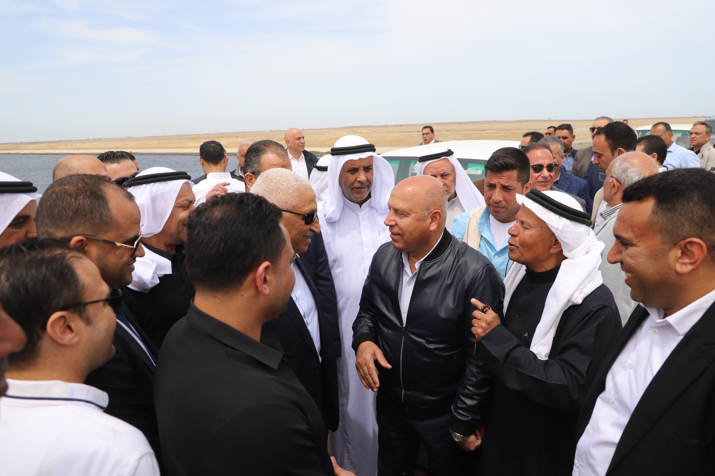وزير النقل يتفقد المشاريع بمدينة بئر العبد