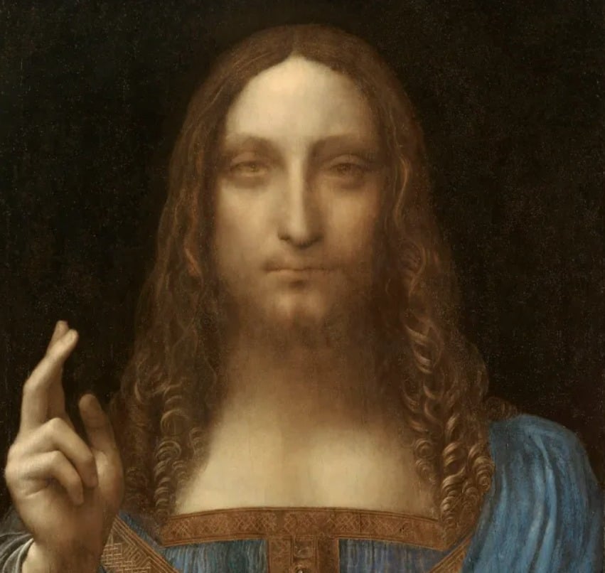 لوحة سالفاتور موندي لليوناردو دافنشي