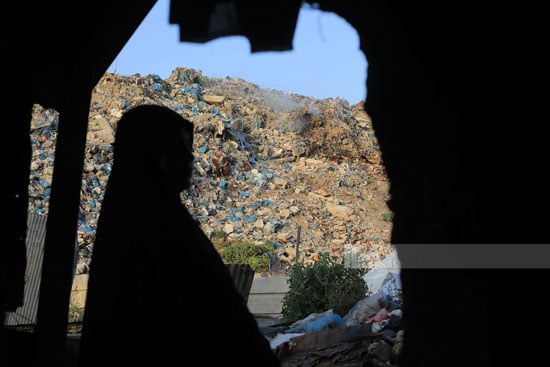 معاناة النازحين فى غزة