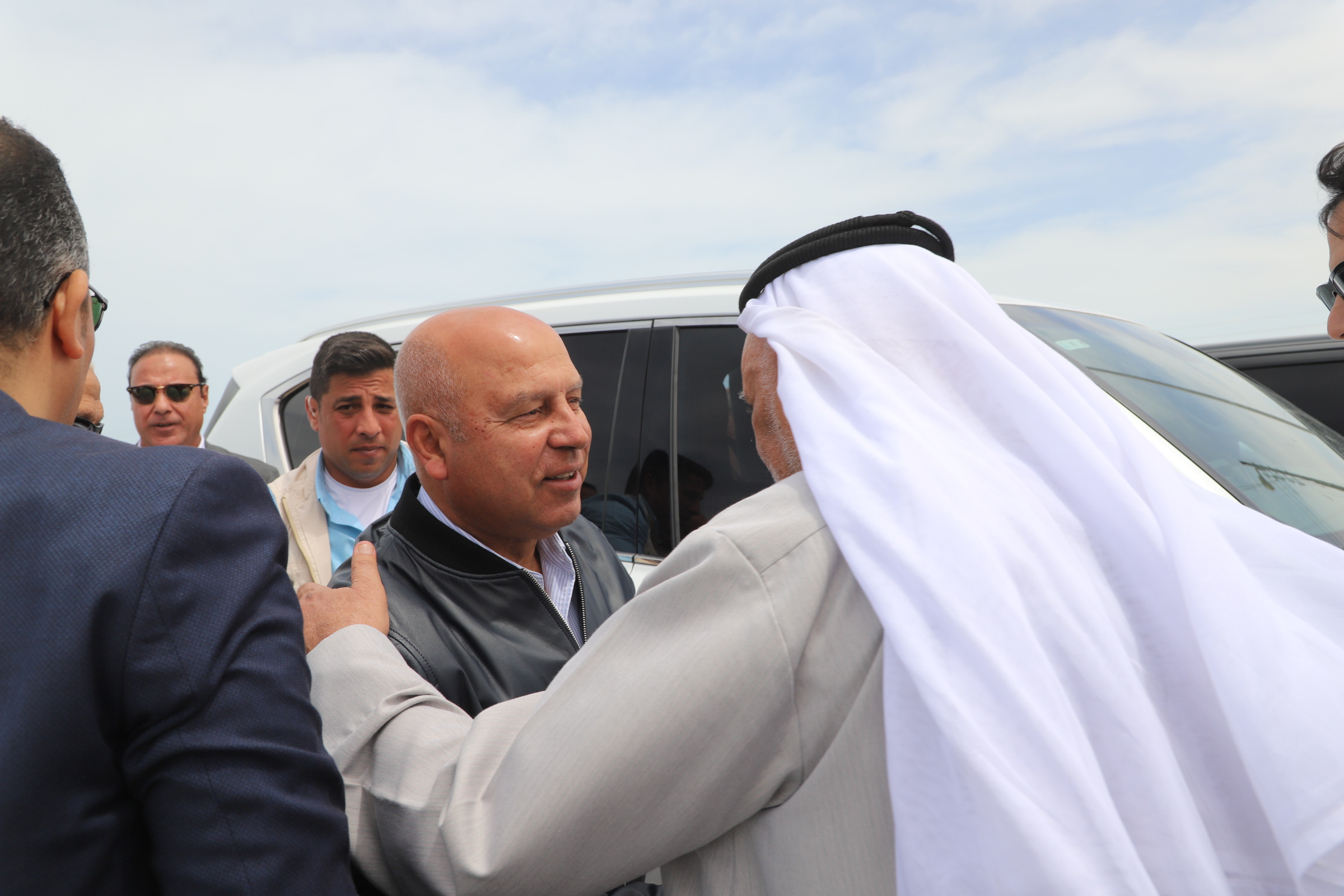 استقبال مشايخ سيناء لوزير النقل الفريق كامل الوزير