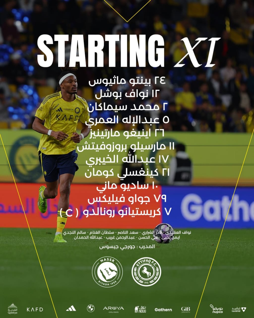 تشكيل النصر تشكيل النصر